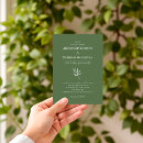 Search for olive green floral wedding invitations Trendy