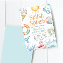 Search for pool splash invitations Summer