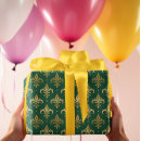 Search for gold fleur de lis wrapping paper Elegant