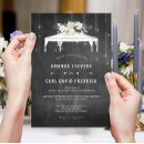 Search for boho evening wedding invitations String lights