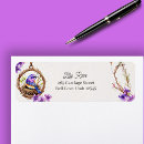 Search for bird nest return address labels Watercolor