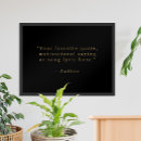 Search for black and gold quote posters Motivational
