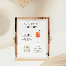 Search for signature drink menus Bar
