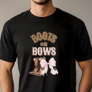 Search for boots or bows gender reveal Pink or brown