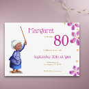 Search for womans 80th birthday invitations Grandmother