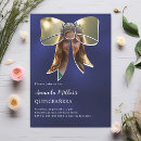 Search for blue quinceanera invitations Elegant