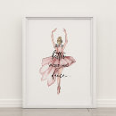 Search for watercolor dancer posters Pink