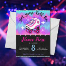 Search for skating rink birthday invitations Roller skate party