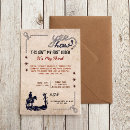 Search for my first rodeo invitations Cowboy