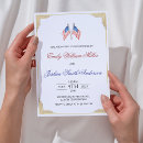 Search for american wedding invitations Red white and blue