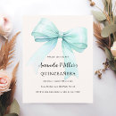 Search for teal quinceanera invitations Elegant