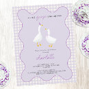 Search for goose invitations Gingham
