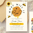 Search for sunflower gender reveal invitations Rustic
