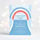 Search for waterslide birthday invitations Summer birthday party