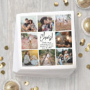 Search for photo collage napkins Black and white