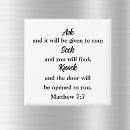 Search for knock knock magnets Bible verse