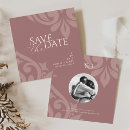 Search for damask save the dates Typography