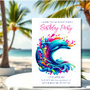 Search for marine birthday invitations Summer