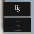 Search for elegant business cards Black