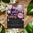 Search for neon lights invitations Disco