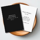 Search for cleaning business cards Black