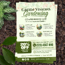 Search for trim flyers Gardening services