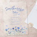 Search for something blue bridal shower invitations Wildflowers