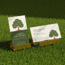 Search for oak tree business cards Landscaping