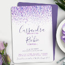 Search for fringe invitations Purple