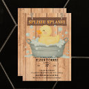 Search for bubbly baby shower invitations Rustic