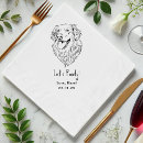 Search for pet cocktail wedding napkins Cat
