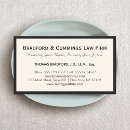 Search for law firm business cards Consultant