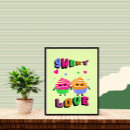 Search for colourful cupcake art Cute