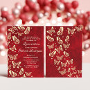 Search for burgundy quince invitations Gold