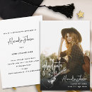 Search for country chic graduation invitations Modern