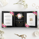 Search for fuchsia wedding invitations Qr code