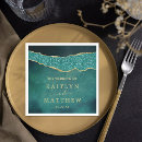 Search for turquoise gold napkins Agate