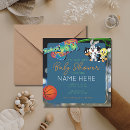 Search for basketball baby shower invitations Blue