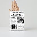 Search for unique baby shower invitations Newspaper