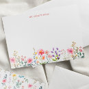 Search for watercolor flower note cards Wildflowers