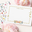 Search for wildflowers note cards Watercolor flowers