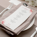 Search for floral wedding menus Elegant