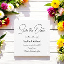 Search for white wedding save the dates Calligraphy