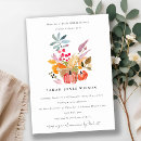 Search for harvest bridal shower invitations Botanical