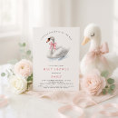 Search for swan baby shower invitations Elegant