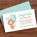 Search for lion business cards Babysitter