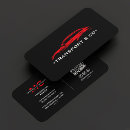 Search for black and red auto business cards Taxi