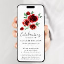 Search for red rose funeral invitations Roses