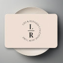 Search for natural business cards Simple