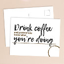 Search for coffee postcards Black and white